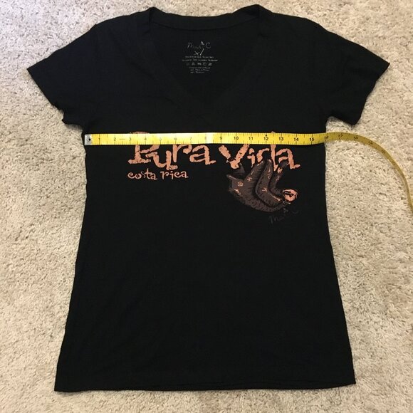 Mar. C Black Bamboo Pura Vida Sloth Tourist Tee - Picture 9 of 12